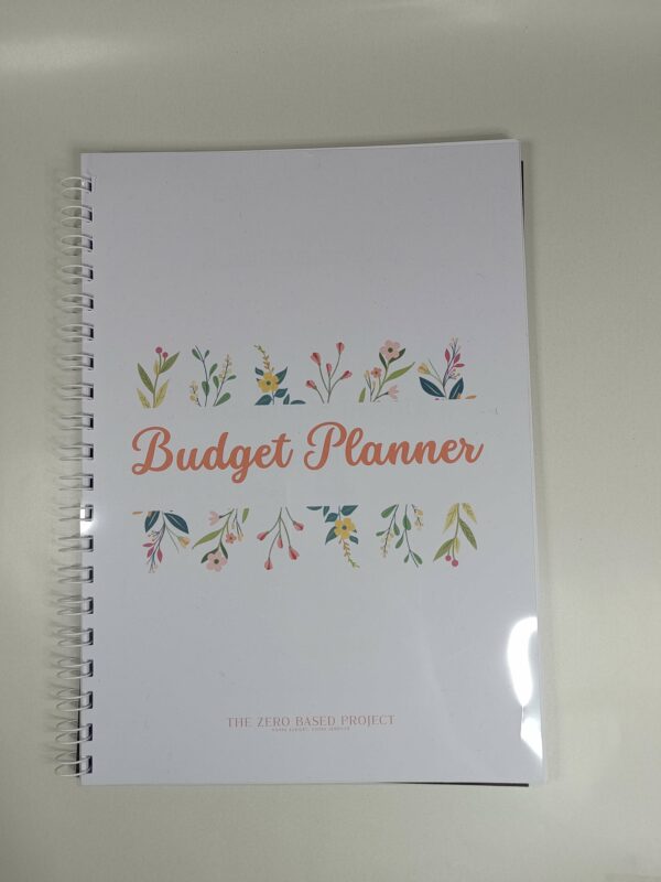 budget planner à spirales A4 orange