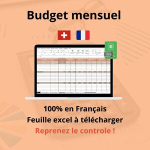 Budget Mensuel Excel en Français – à télécharger