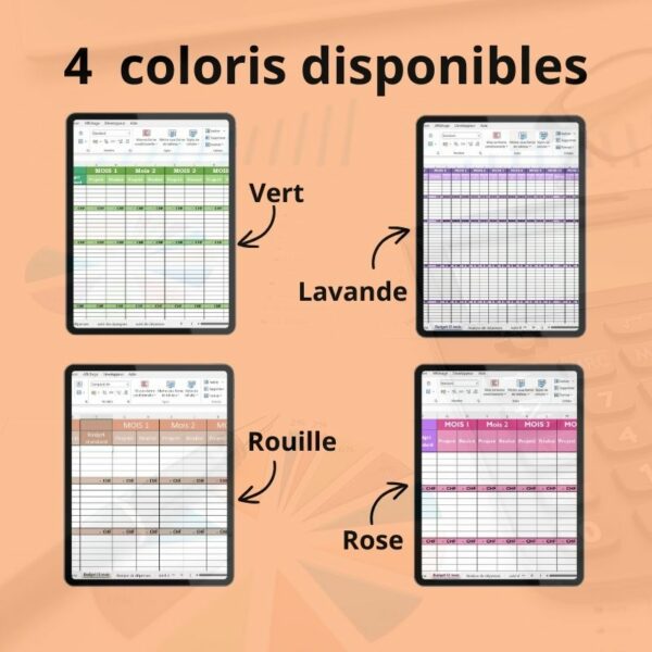 Ficher Excel budget en Français